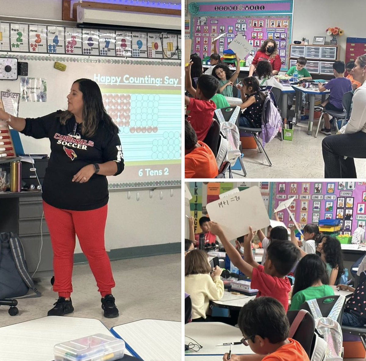 💚 Learning walks have commenced at Stuart Place Elementary. Mrs. Andrade and her students welcomed the 2nd grade and admin teams into their classroom, where the excitement about Eureka 🧮 Math @HarlingenCISD
