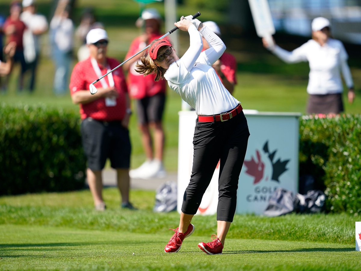 shotbug's tweet image. Canada’s Brooke Henderson at the 2023 Women’s Open at Shaughnessy Golf Club in Vancouver, Aug 26, 2023. Photo: Wes Shaw/ Shotbug Press @WesleyAllenShaw @BrookeHenderson