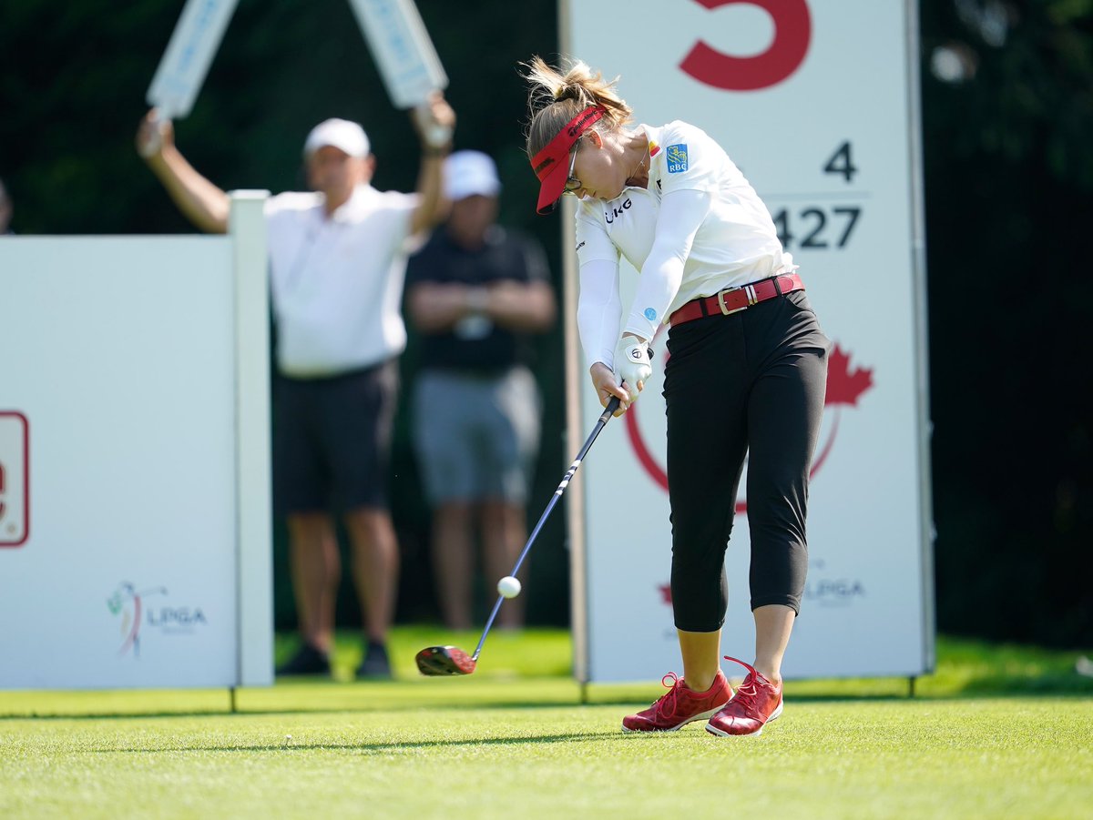 shotbug's tweet image. Canada’s Brooke Henderson at the 2023 Women’s Open at Shaughnessy Golf Club in Vancouver, Aug 26, 2023. Photo: Wes Shaw/ Shotbug Press @WesleyAllenShaw @BrookeHenderson