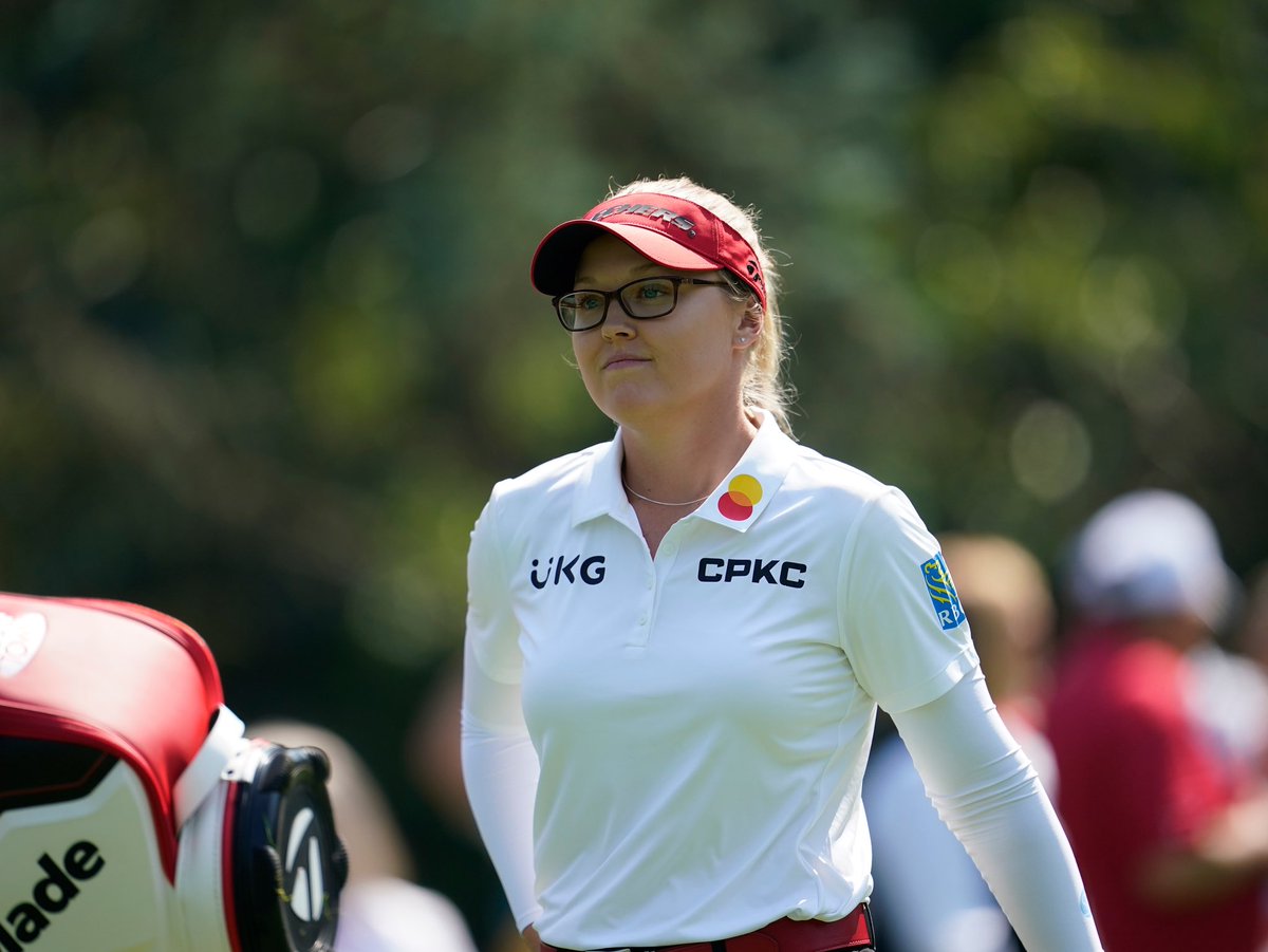 shotbug's tweet image. Canada’s Brooke Henderson at the 2023 Women’s Open at Shaughnessy Golf Club in Vancouver, Aug 26, 2023. Photo: Wes Shaw/ Shotbug Press @WesleyAllenShaw @BrookeHenderson