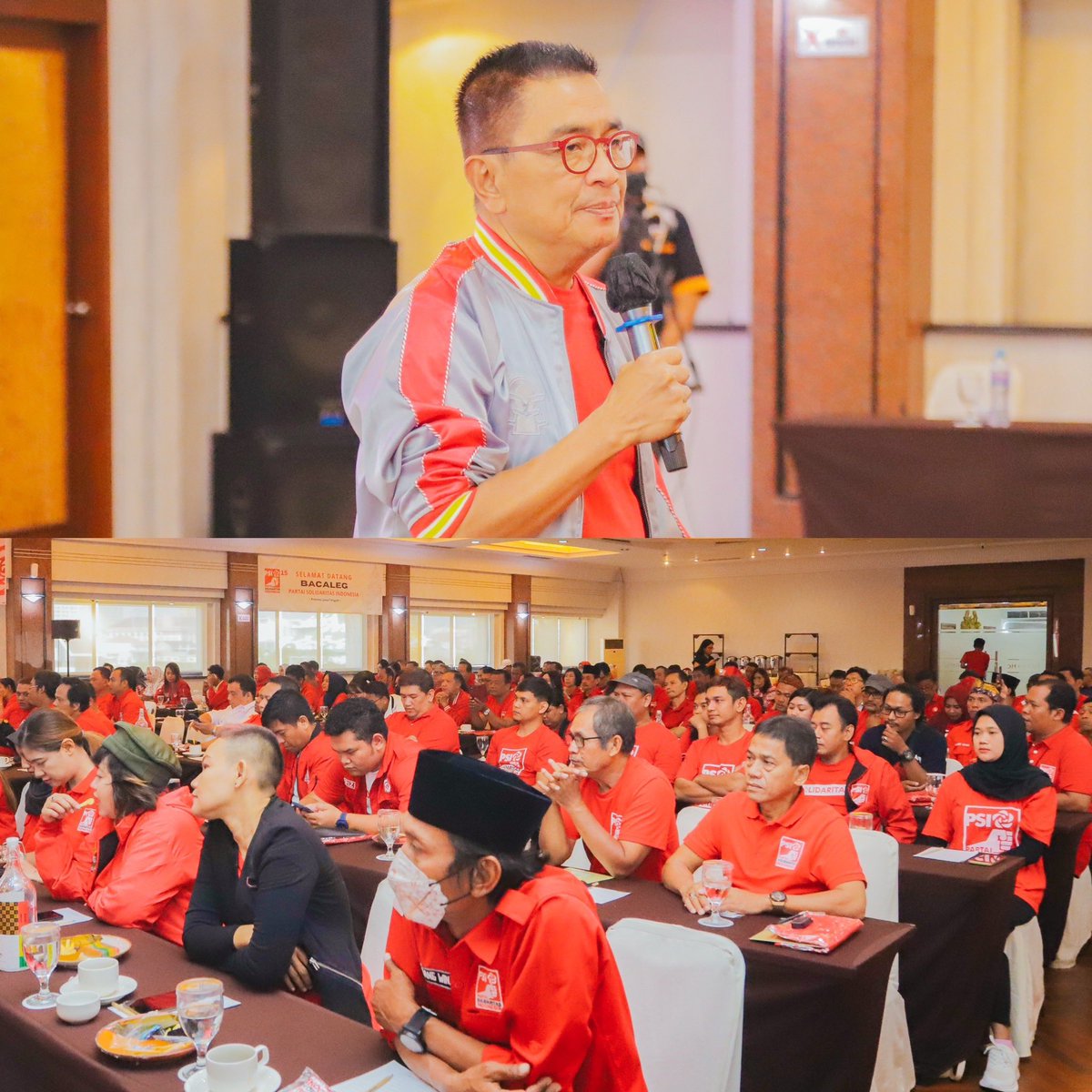 psi_id's tweet photo. Semarang Gayeng!! 

Ratusan Kader &amp; Bacaleg PSI Dapil 1 2 3 9 10 berkonsolidasi memanaskan mesin perjuangan!🔥🔥

Jawa Tengah Pasti Menang Banyak!🙌🏻 
#Jokow15me
#Jokowisme
#PartaiSolidaritasIndonesia
#PSI https://t.co/GcyfRQMqFS