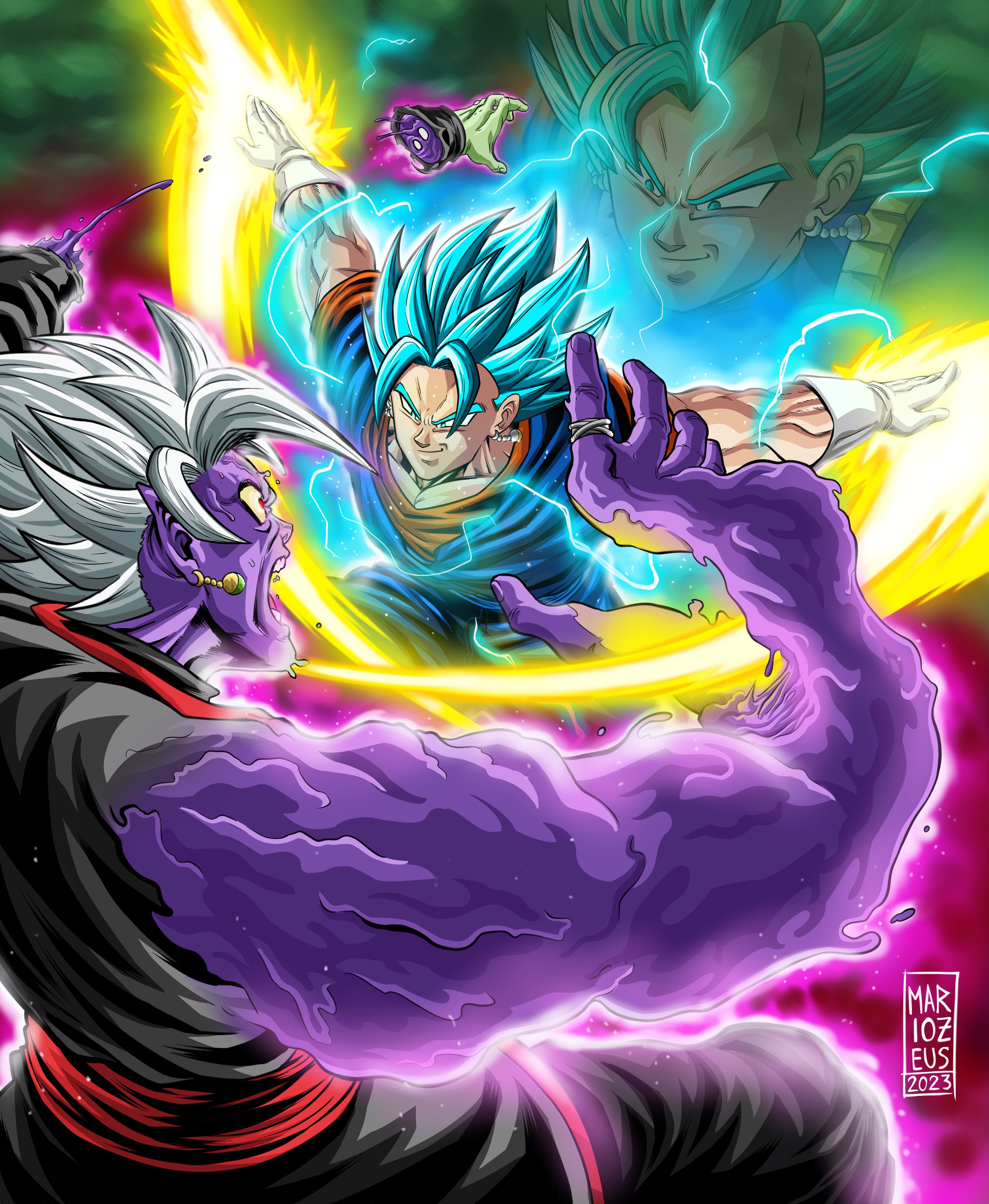 Dragon Ball Supernatural - Gogeta Vs. Fused Zamasu