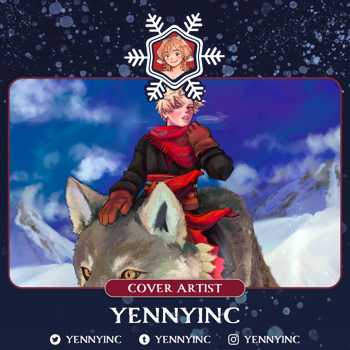 ❄️It's spotlight time! And who would we begin with but our lovely cover artist, @yennyinc? 'Yello I’m Yenny I love to draw red noses and cheeks from the cold. I am oh so joyous to be part of this! Thank you!'