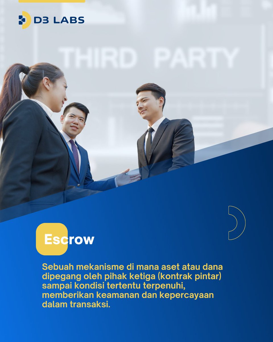 D3Labsdotio's tweet photo. Istilah dalam Blockchain yang Perlu Anda Ketahui. Istilah apa yang mau kamu tau selanjutnya? Berikan kami ide dan tuliskan di bagian komentar di bawah!

#d3labs #blockchain #tokenization #web3 #blockchaincommunity https://t.co/YTDg462Jtj