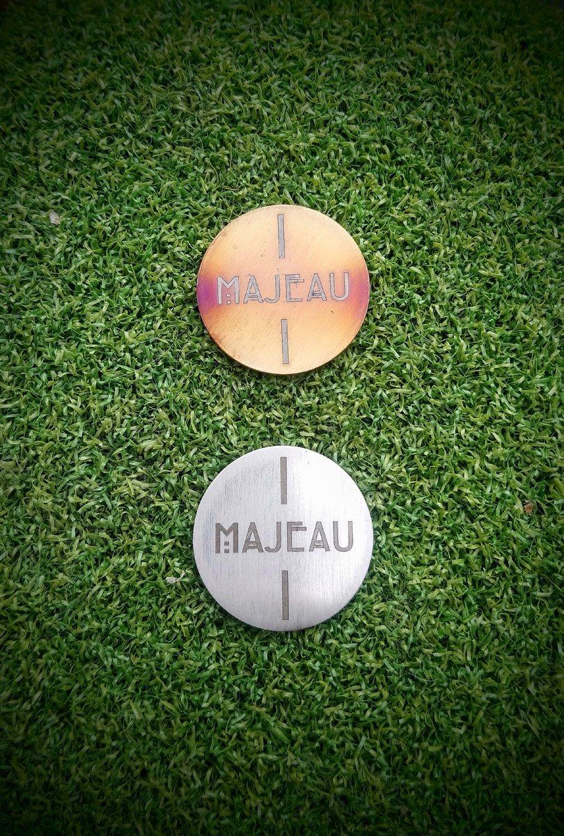 FutureRetroGolf's tweet photo. Put some Flame Torched or Stainless Steel in your pocket 🧡🔥⛳ #BespokeGolf #etsyUK #GolfSwag https://t.co/7Zk1gVBNIs