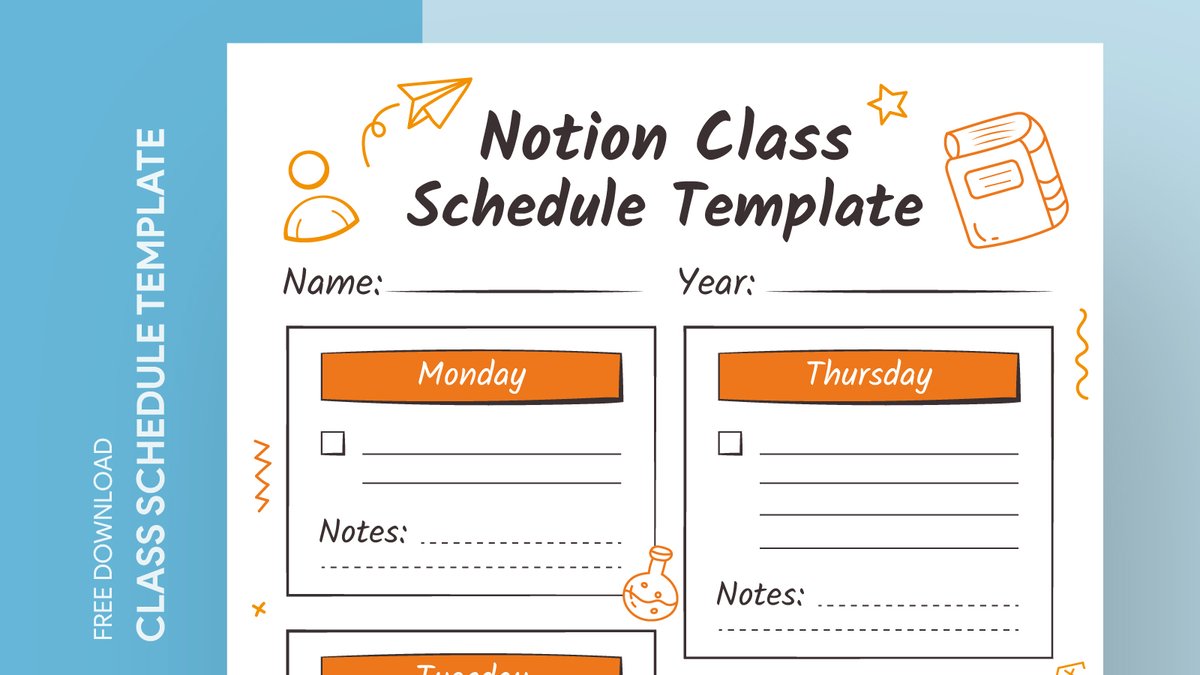 gdoc_io's tweet image. Notion Class Schedule. Free Google Docs template. Can be used free of charge for business, education, and personal use. #class #classschedule #gdoc #googledocs #notion #schedule #school #template

Get free →  gdoc.io/class-schedule…