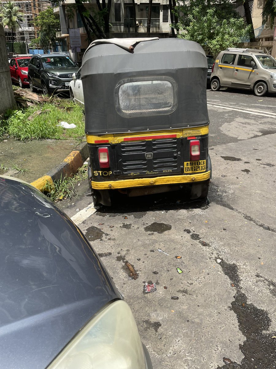 These vehicles are parked and not moved from this place since 2 months. Please intervene and help.
Location - Opposite  (Honda City) and outside (rickshaw) building no 23, nehru nagar, Kurla East, Mumbai 24.
<a href="/MumbaiPolice/">मुंबई पोलीस Mumbai Police</a> 
<a href="/save_our_mumbai/">MumBoy</a>
