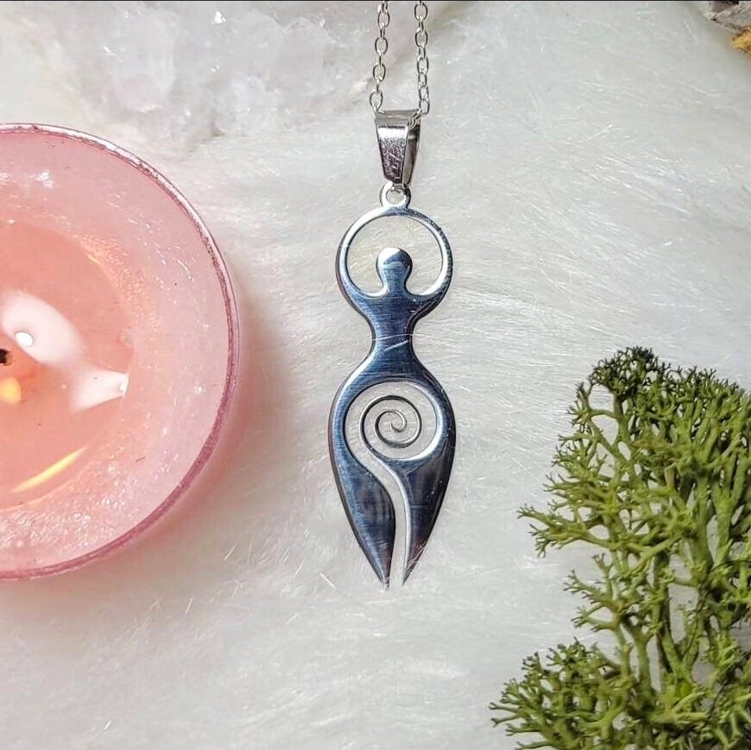 Silver Goddess necklace from crystalsofthemoon.uk

#MHHSBD #EarlyBiz #UKGiftHour #UKGiftAm #SmartSocial #SundayFringe #WelshCraftHour #CraftHour #ShopIndie #HandmadeHour #UKCraftersHour