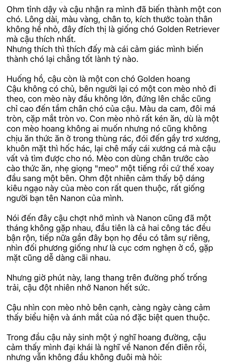 TranNgo53032947's tweet photo. Ngày xửa ngày xưa, vào một ngày đẹp trời nọ Ohm Pawat biến thành một con Golden 😂 https://t.co/xCbD1EAmwQ