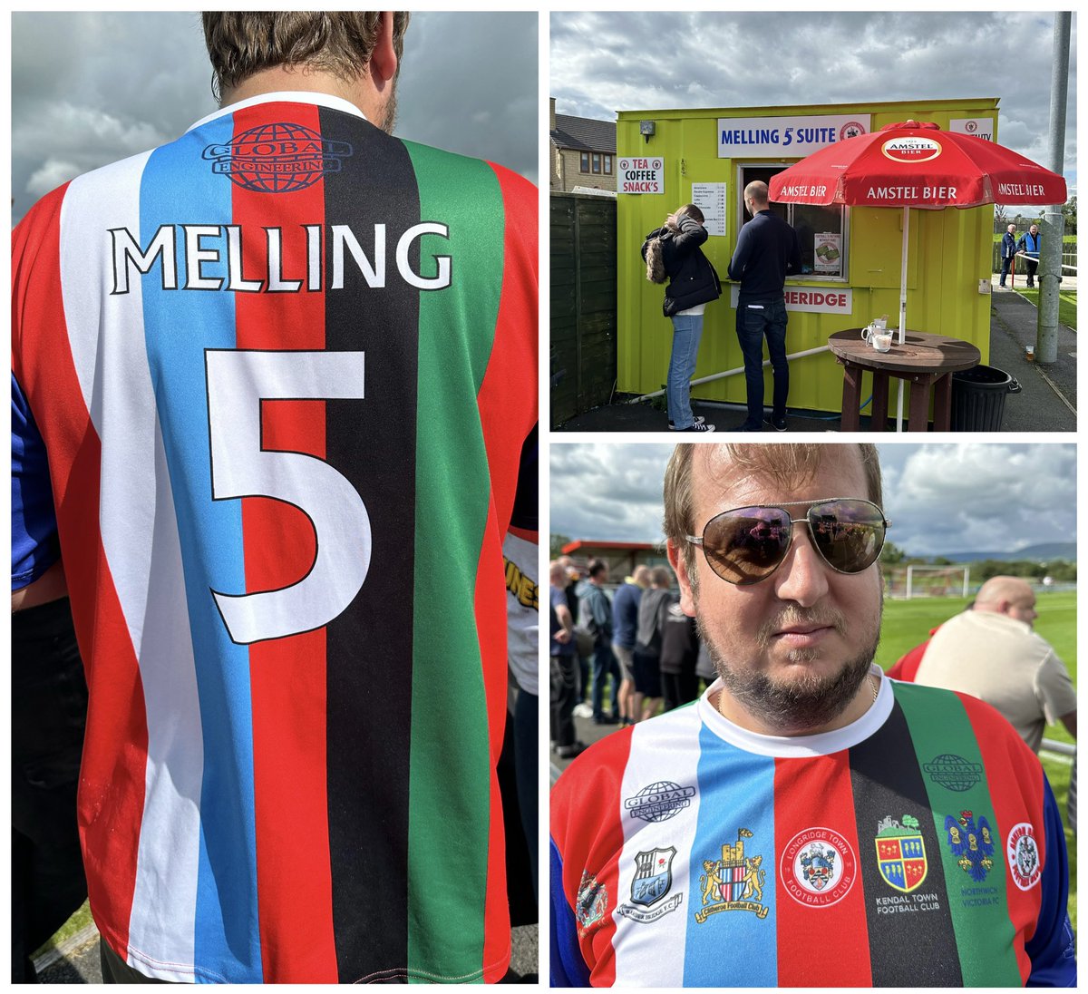 Tribute shirt in memory of inspirational Town captain George Melling who passed due to @mndassoc @LongridgeTownFC @ClitheroeFC @Colne_FC @kendaltownfc @NorthwichVicsFC @MorecambeFC @BamberBridgeFC @Coppull_United
