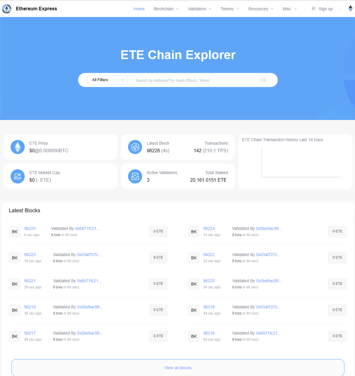 Ethereum Express tweet media