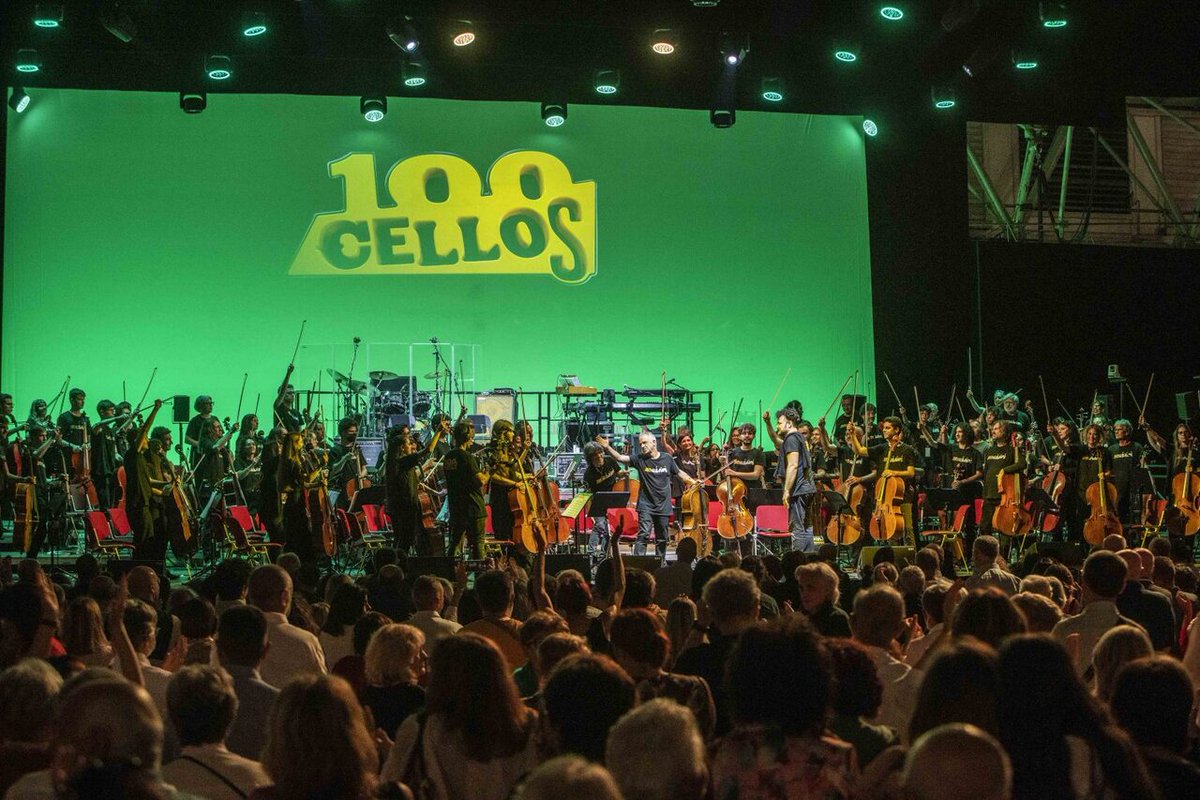 JMD_SanBlas's tweet photo. 🎶 ¿Te imaginas a 100 #violonchelistas 🎻tocando en perfecta armonía?

#VeranosDeLaVilla2023 cierra programación con un #concierto al aire libre que no querrás perderte, #100Cellos

📍Auditorio del Parque Tierno Galván
⏰Hoy a 21:30h

👉https://t.co/hICzJELXM7

📸MarcoBorrelli https://t.co/Yubl9WACRb