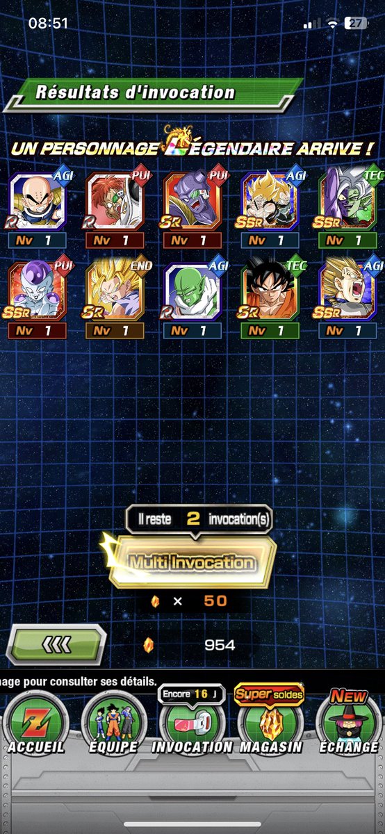 bbatsou's tweet photo. Le braquage ultime de la matinée 700 DS Pour Zamasu, Vegeto x2, goku agi (3eme doublons), goku végéta ssj4 lr end doublon, 2 cooler lr pui.. Sans compter les autres dokkans fest 🍀
@BriceGamingZone @FitzAdri @satchfroggy #DokkanBattle #vegetto #zamasu https://t.co/UCNAWRy369