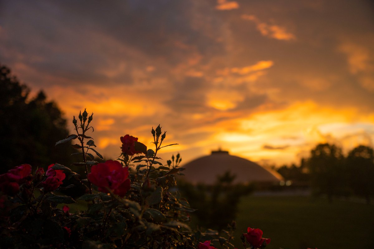 The Ethereal moment of twilight at Isha Institute of Inner-sciences, Tennessee, USA #ShotAtIsha #IshaInstituteOfInnerSciences