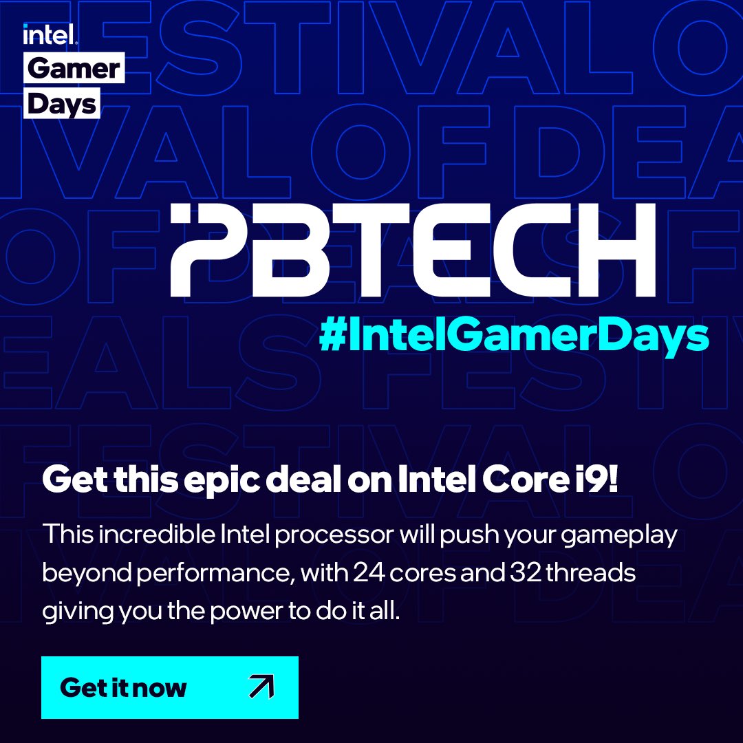 Tomorrow i'll be participating in the Server Royal to celebrate Intel Gamer Days with @IntelANZ!  

Twitch.tv/KIKI at 7pm AEST & come join the party 🎉! 

There’ll be bragging rights and Intel swag up for grabs 🤗

#ad #IntelGamerDays #IntelGamingAgent #IntelPartner