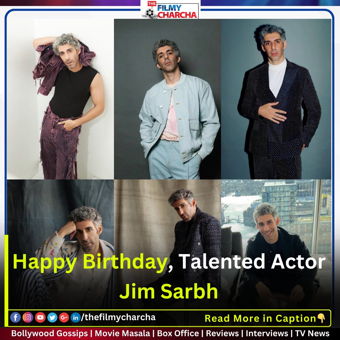 thefilmycharcha's tweet image. Wishing a very happy birthday to the versatile and skilled actor, Jim Sarbh! Your captivating performances have left an indelible mark on the world of cinema. Here's to another year of incredible roles and memorable moments. 🥳🎈 #HappyBirthdayJimSarbh #TalentedActor
