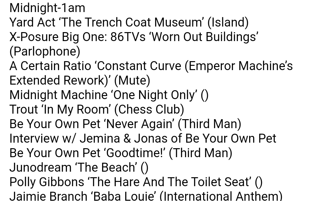 The neon synths of 'One Night Only' by Midnight Machine gets a play from <a href="/JohnKennedy/">John Kennedy</a> <a href="/RadioX/">Radio X</a> last night. 👏 <a href="/Jansenrecords/">Jansenrecords</a> @dwyborecords <a href="/djdebgrant/">Deb Grant</a> <a href="/CrowleyOnAir/">Gary Crowley</a> <a href="/amylame/">Amy Lamé</a>