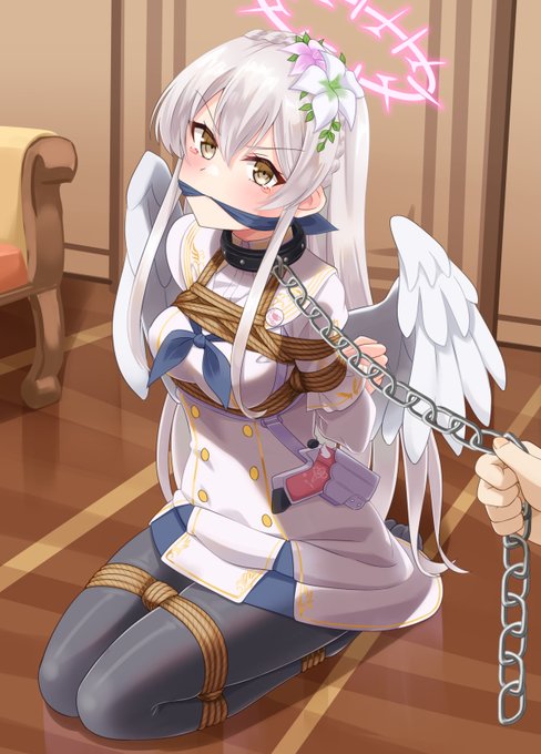 skebより、ブルアカのナギサ様です。
昆布茶の件でお仕置きされてるんでしょうか… 