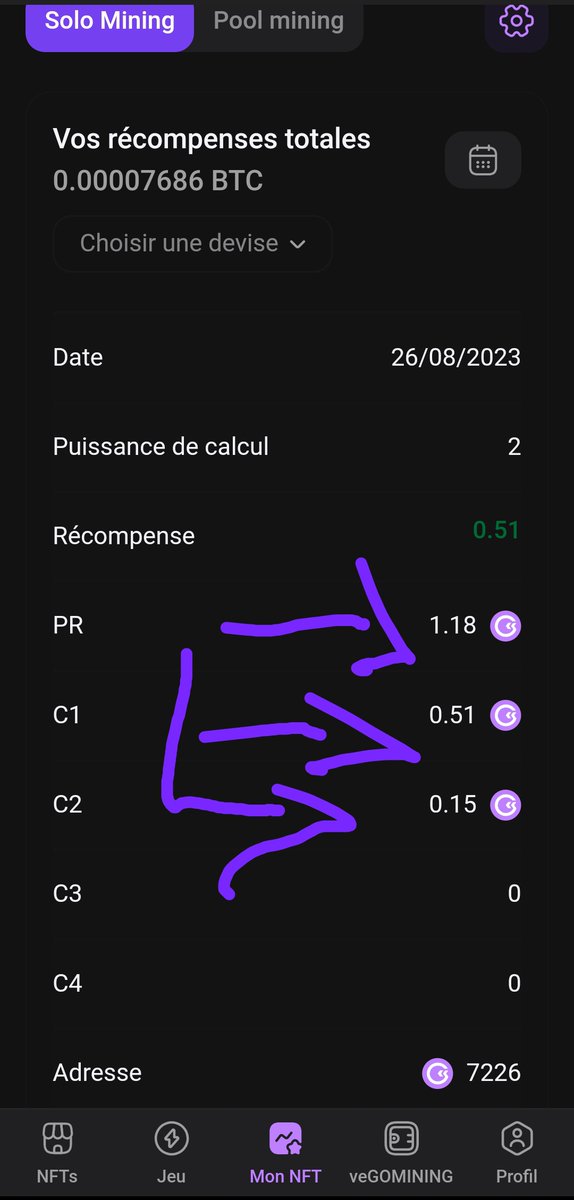 Calvin81081's tweet image. Inscrivez-vous avec mon lien, commencez votre essai de NFT et faites partie du monde minier : développez votre propre empire minier, participez au jeu NFT et obtenez de vraies récompenses en BTC.

#GoMiningToken #GoMiningStartNFTTrial gmt.io/?ref=2HyEZ
