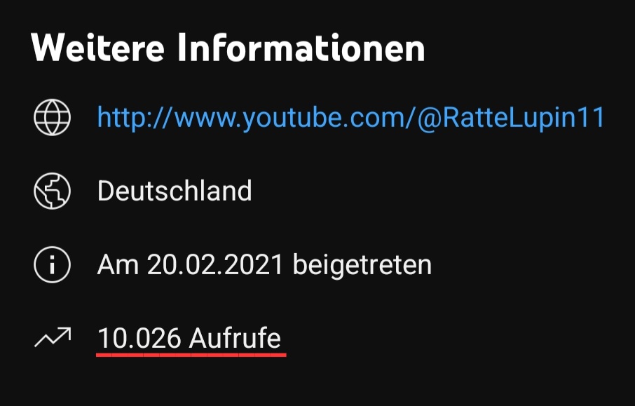 10.000 Aufrufe auf YT! 🥳