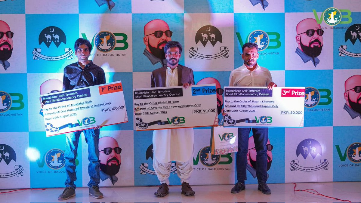 B_Today_O's tweet photo. Jan Achakzai, Provincial Minister of Info. emphasizes countering extremism, educating youth about terrorism risks. Commends #Balochistan's Counterterrorism Short Film Competition winners. Calls for SM use to promote peace and reject extremism.
@VofBalochistan 
@hamzashafqaat https://t.co/Rifej0gOax
