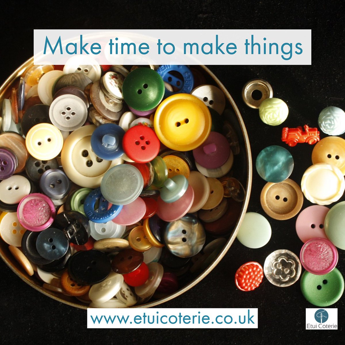 Make time to make things. Creativity keeps you balanced.
#etuicoterie #makethings #getyourcraftyon