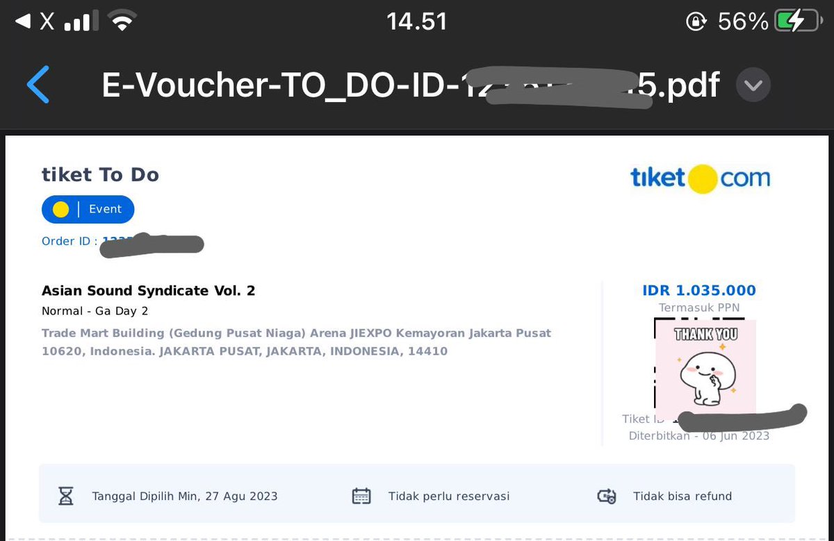 leoryxaa's tweet photo. WTS 
Want To Sell (bantu teman) 

1 tiket Asian Sound Syndicate ASS Vol. 2 GA Day 2 (27 Agustus)

✅ dibantu tuker tiket fisik
✅ Cod venue

450k langsung dm https://t.co/0hOpj7SyEc