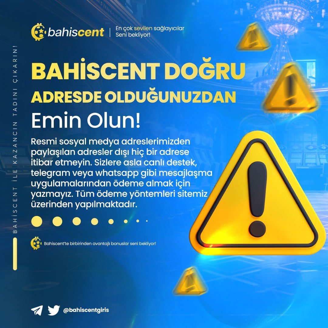 ⚠️⚠️⚠️TÜM ÜYELERİMİZİN DİKKATİNE⚠️⚠️⚠️

Güncel Giriş💻📲 t2m.io/cent 

#bahis #denemebonusu #casino #freespin #bonus #slot #freebet #bahiscent #spor #maxwin #günceladres #bahisno1