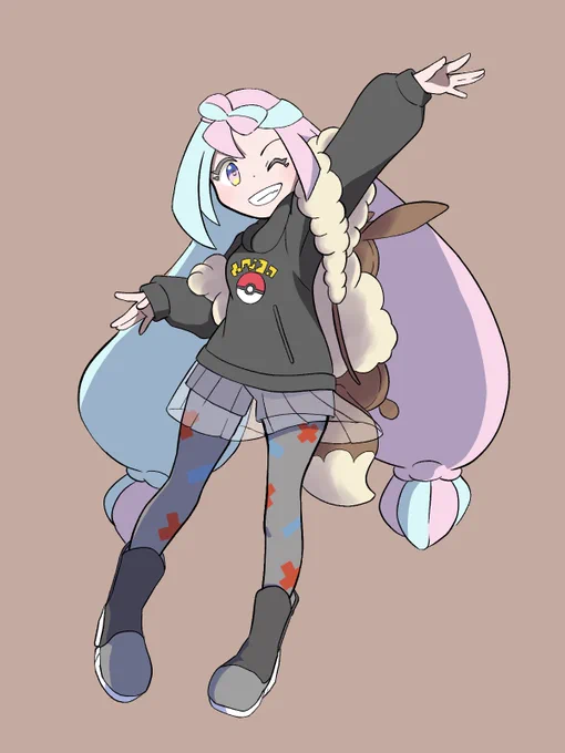 #100日チャレンジ #ポケモンSV 93日目ボタンコスチュームのナンジャモ 