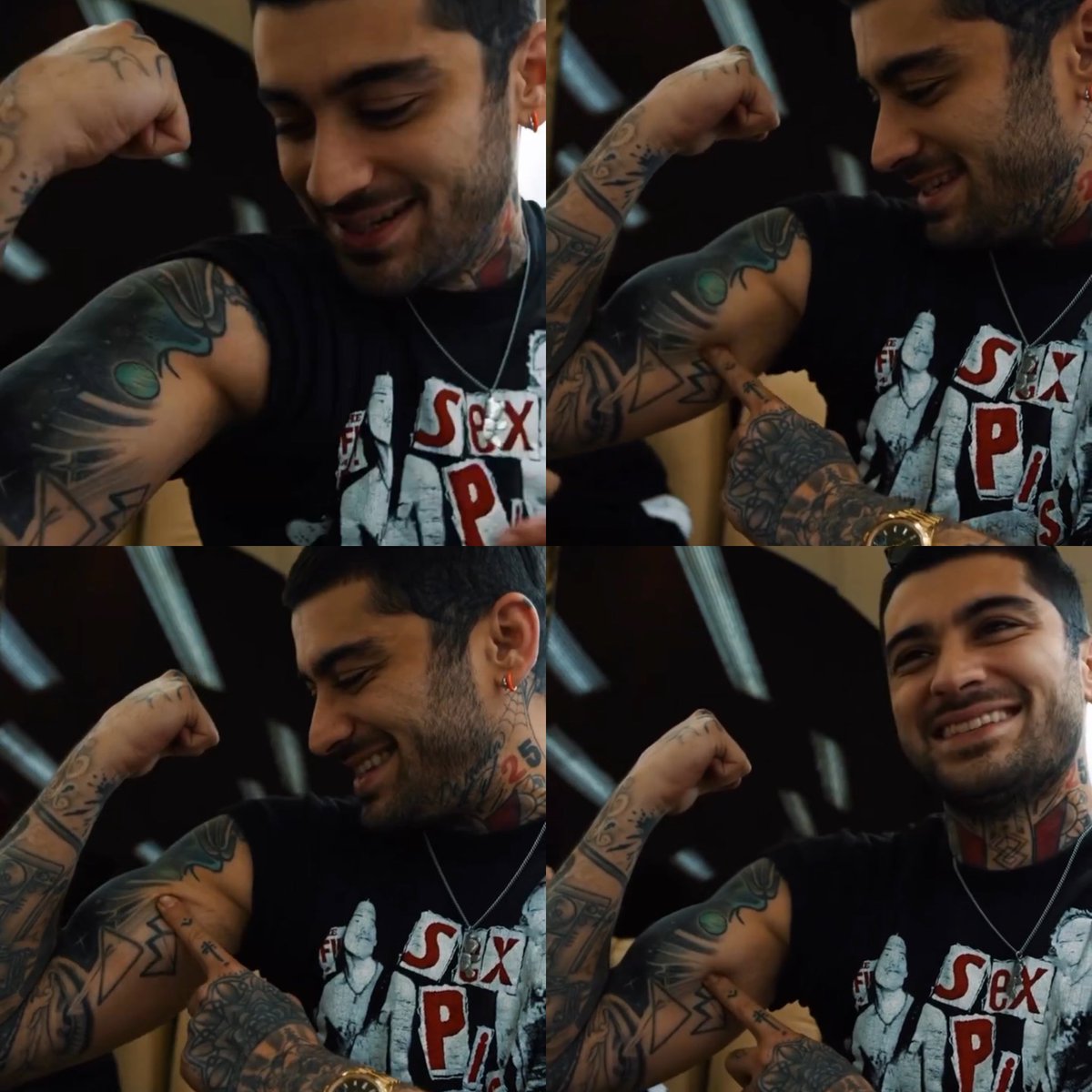 other men doing hardcore gym posts    vs.   our adorable Zayn