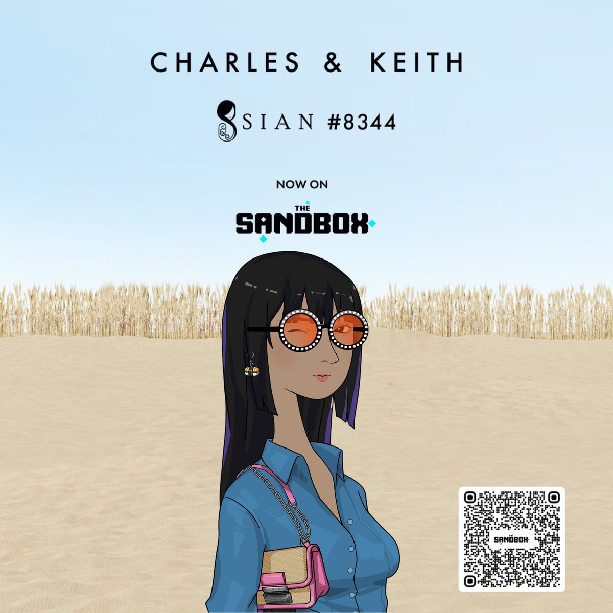 ☀️ 𝑺𝑼𝑴𝑴𝑬𝑹 𝑰𝑺 𝑯𝑬𝑹𝑬 ☀️

Come join us at the 𝗖𝗛𝗔𝗥𝗟𝗘𝗦 &amp; 𝗞𝗘𝗜𝗧𝗛: 𝗦𝘂𝗺𝗺𝗲𝗿'𝘀 𝗖𝗮𝗹𝗹𝗶𝗻𝗴 𝗦𝘂𝗺𝗺𝗲𝗿 𝗛𝗼𝘂𝘀𝗲 🏖️ to interact with the exclusive #8SIAN on The Sandbox 🏝️

<a href="/Charles_Keith/">Charles_Keith</a> 
#MetaCharlesKeith
#TheCharlotBag