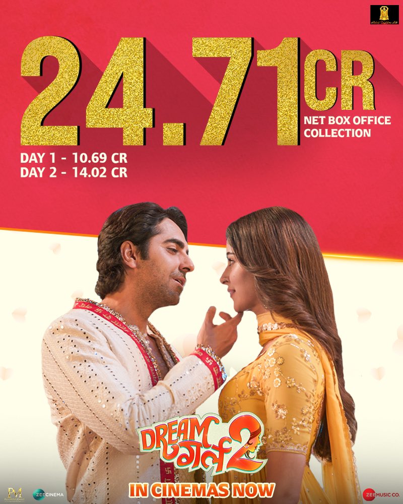 Pooja ke tyohaar ko bigger & louder banane ke liye, aap sab ka shukriya. ❤️✨ Book your tickets now! 🔗-linktr.ee/DreamGirl2_Boo… #25AugustHoGayaMast #DreamGirl2InCinemas