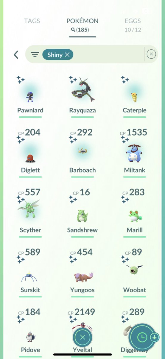 happyblinker's tweet photo. Good shiny haul

#PokemonGO 
#PokemonGOFest2023 https://t.co/wjzhEOqx6u