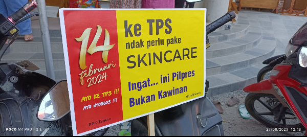 ulum_hagink's tweet photo. Tak perlu glowing seng penting yakin
#kirabpemilu
#pemiluromantis
@kpukabsidoarjo 
@KPU_ID 
@ppktaman https://t.co/I7lWEQpwZj