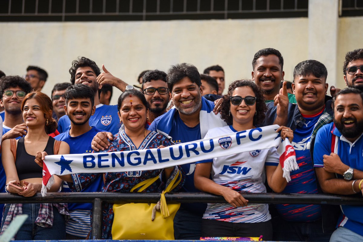 bengalurufc's tweet photo. Bengaluru, you make us happy ♥️

#WeAreBFC #Santhoshakke https://t.co/kBMvojJdt1