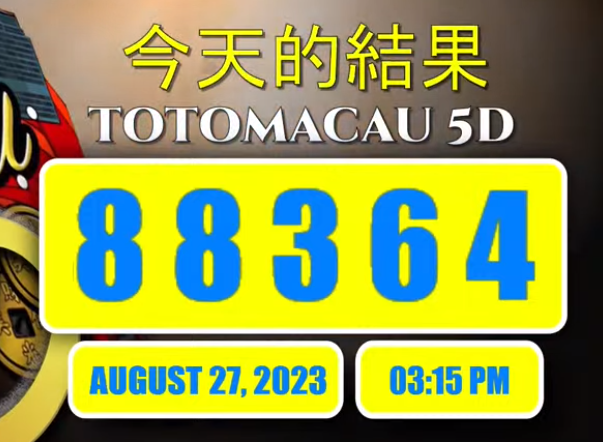 agen95official's tweet photo. Minggu, 27 Agustus 2023
Result Totomacau 5D 15:15 WIB Hari Ini
Prize 1 : 88364 | Shio : Tikus
.
Sah ya bosku, Selamat untuk Kemenangan di Totomacau pools !
.
#resulttogel #keluarantogel #datakeluarantogel #Totomacau #togelmacau #agen95 #infopoolsagen95 #agen95official https://t.co/b93vPgtMez