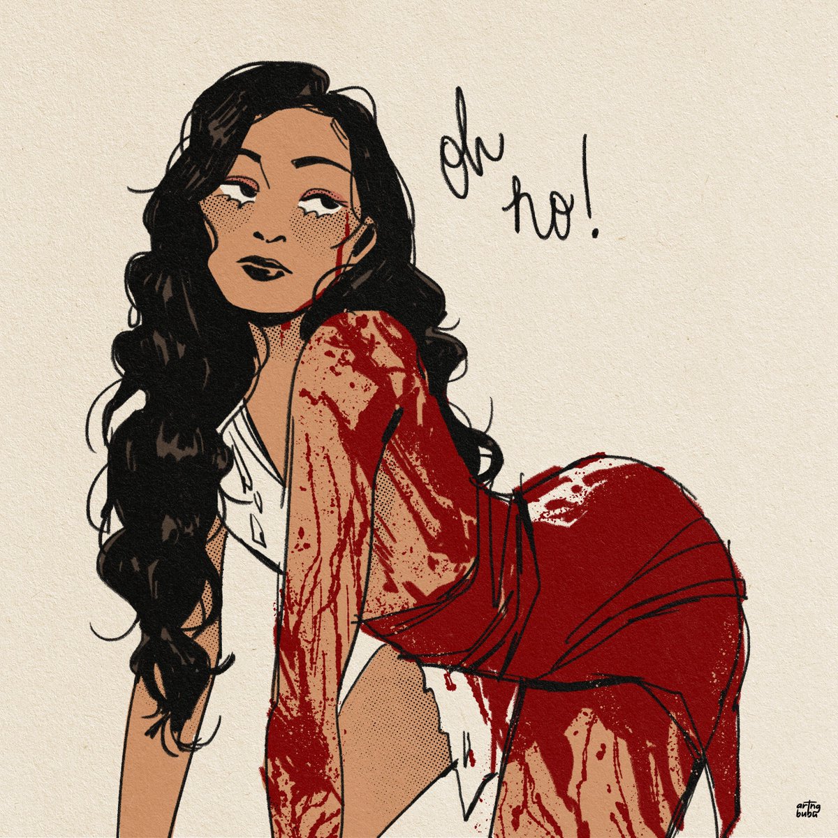 show how you draw/paint women ! they're in quite a Situation https://t.co/B92WVMdTMv 
