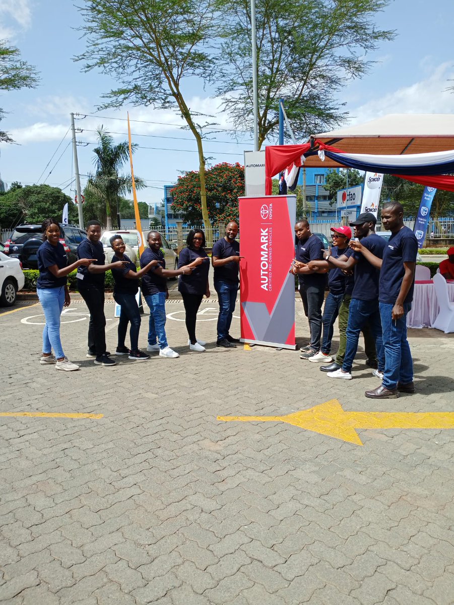 AutomarkCFAOKE's tweet photo. Meet the Automark team full of energy and good vibes ready to take you through the day. Don't miss out on great deals ready for you.
#ItsTimeToSwitchUp at the #AutomarkOpenDay
#CFAOMotorsDrivesKenya https://t.co/77rrGe5zIC