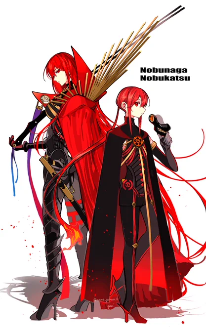 ノッブとカッツ姉弟#FGO 