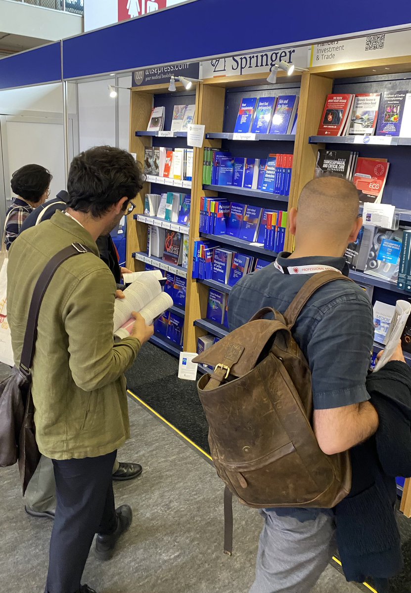 Day 3 of the @escardio #ESCCongress started early. Plenty of titles @WisepressBooks booth are selling fast. Make sure you visit A360 to find our new titles in #Cardiology.