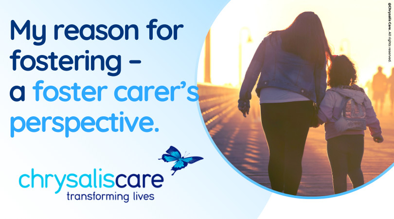 Read our new blog written by one of our own Chrysalis Care foster carers - My reason for fostering - chrysaliscarefostering.org/my-reason-for-…....

#foster #fostercare #fostering #Bexleyheath #London #Plymouth #Kent #Essex #couldyoufoster