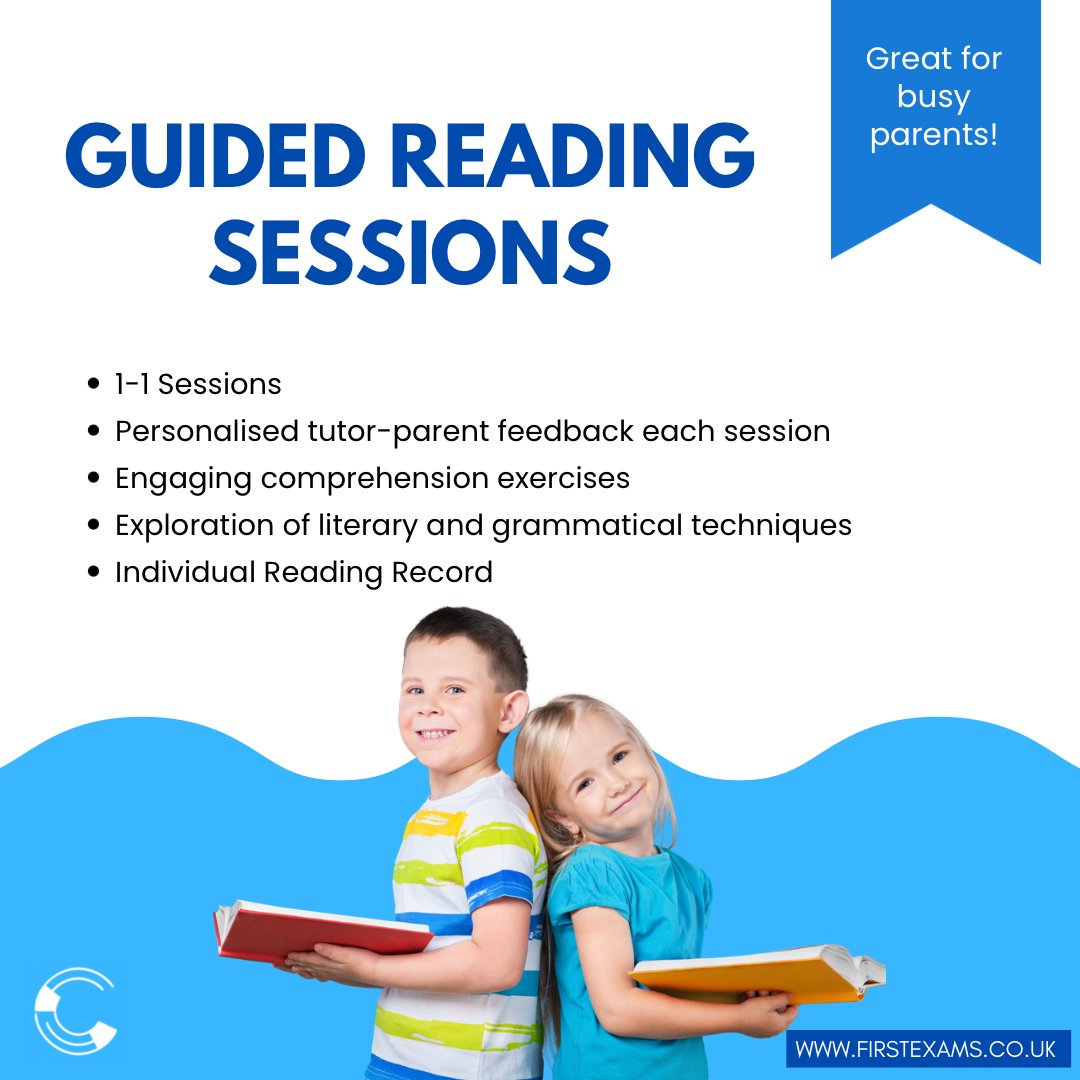 First_Exams's tweet photo. Empower your child's reading journey with our 5+ Guided Reading Sessions! 📚
Designed for busy parents, we're here to make learning engaging and convenient. 📖
📘 Visit our Courses page at https://t.co/MON1aS44EN to book today.
#booktwt #firstexams #backtoschool #author #read https://t.co/pAj9RaFB4K