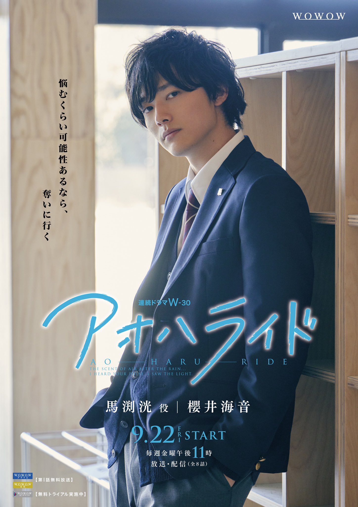 櫻井海音 大判ポスター 連続ドラマW-30「ストロボ・エッジ Season1・2」公式〈WOWOW