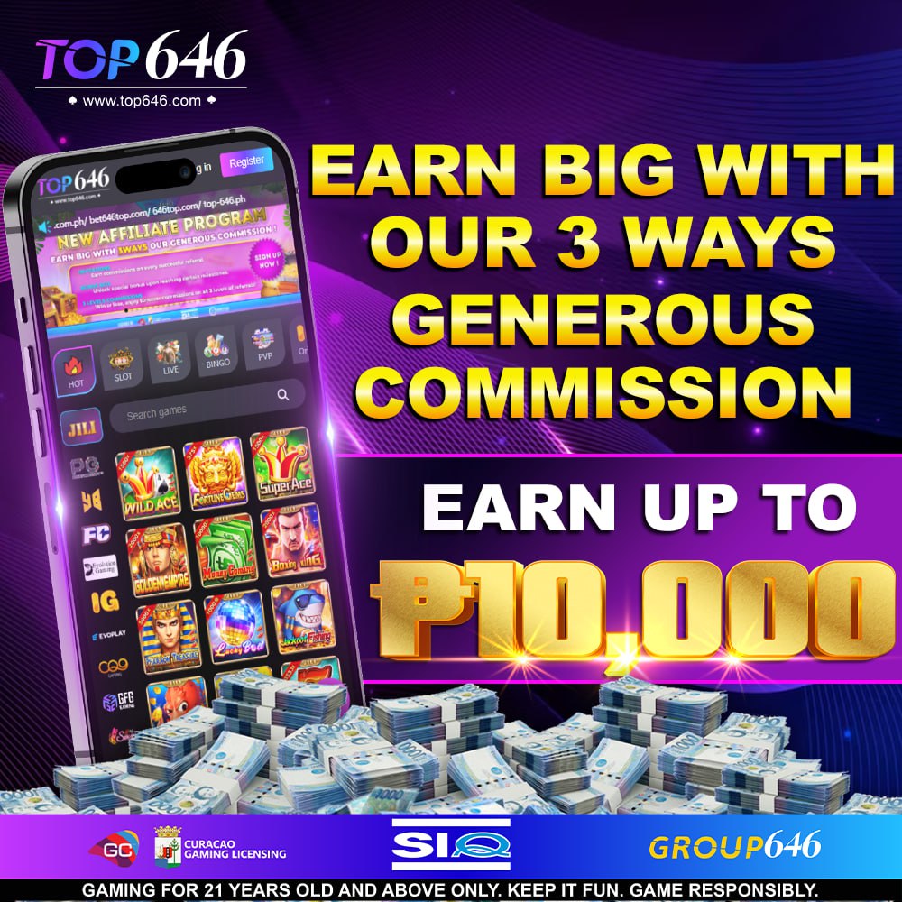 top646_partners's tweet photo. 🤵🏼‍♂️3 WAYS GENEROUS COMMISSION!👥

☑️ REFER A FRIEND AND GET PHP100!
☑️ INVITATION BONUS BOX
☑️ 3 LEVEL COMMISSION

CHANCES to earn up to 10,000 php here at TOP646.

📥 REGISTER HERE:
➡️ https://t.co/uFDs7mVjoy

🪧 Follow our TOP646 Partners SNS:
➡️ https://t.co/UCQxE6Eyiv

#TOP646 https://t.co/jck9A9AUFm