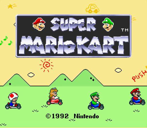 16bitnostalgia's tweet photo. Super Mario Kart first released 31 years ago today! https://t.co/adrv0GEFAX