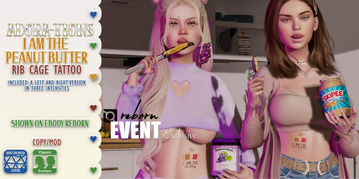 BeautyEbody's tweet photo. REBORN Event ...Afterglow, Adora-tions &amp; Niko! ❤
https://t.co/LeuIpbw6ig
https://t.co/TMzznKmnEF
https://t.co/HJMUMtRqVh
Event Taxi:
https://t.co/InOz1xJRcr #reborneventsl #aorationssl #nikosl #secondlife https://t.co/pXe2Jb348C