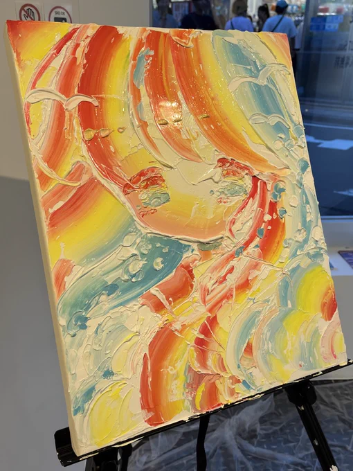ライブペイント作品完成しました!!  