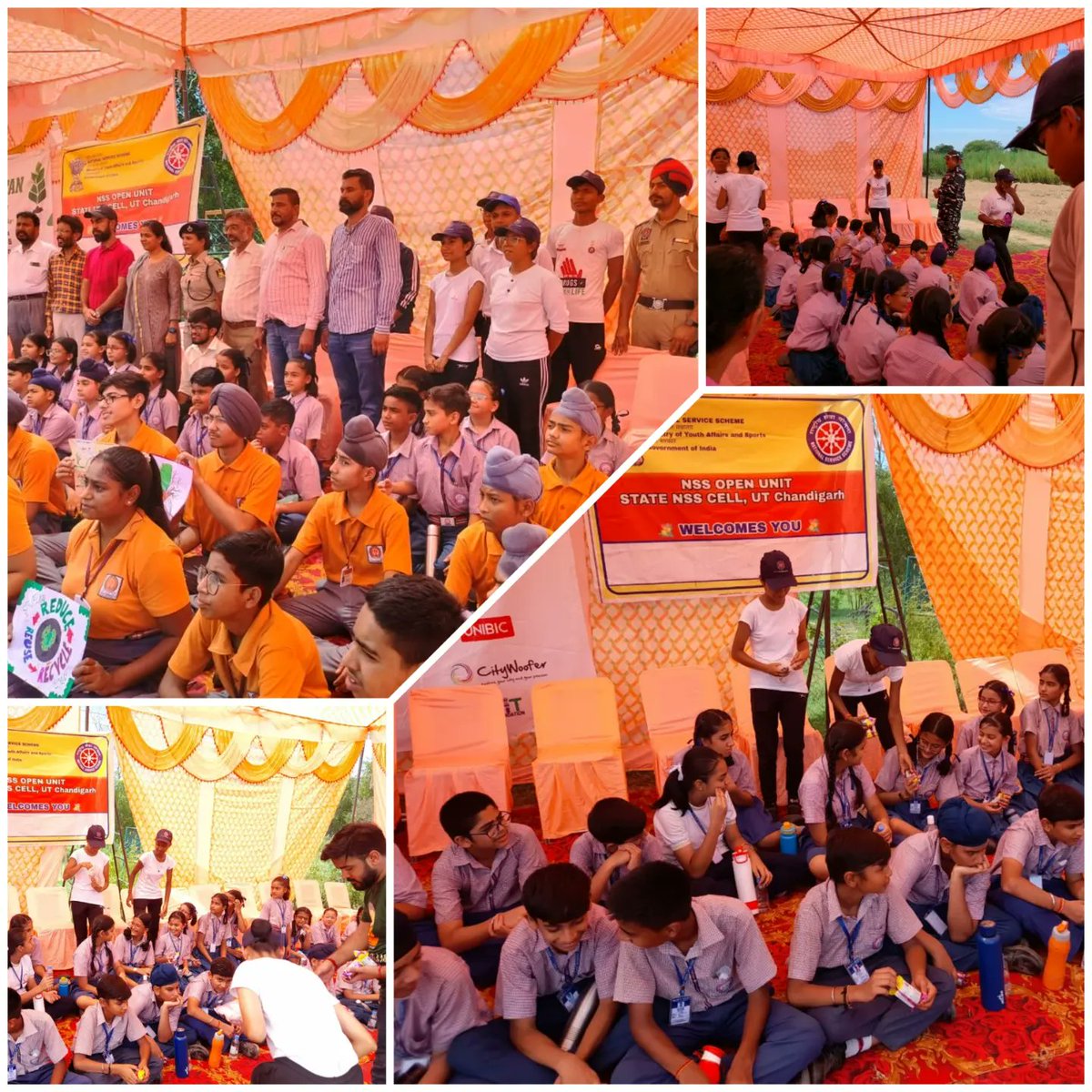 NSSOpenUnit's tweet photo. ℕ𝕆𝕋 𝕄𝔼, 𝔹𝕌𝕋 𝕐𝕆𝕌
#NSSbuddies under #MeriMattiMeraDesh campaign #July2023 participated in #VanMahotsav 2.0 mega plantation drive where 1200+ saplings were planted in different locations of tricity Chandigarh! #SaveMotherEarth #VanMahotsav2023 #MMMD #NSS #OUv #Youth4India https://t.co/mlsT2fbICG
