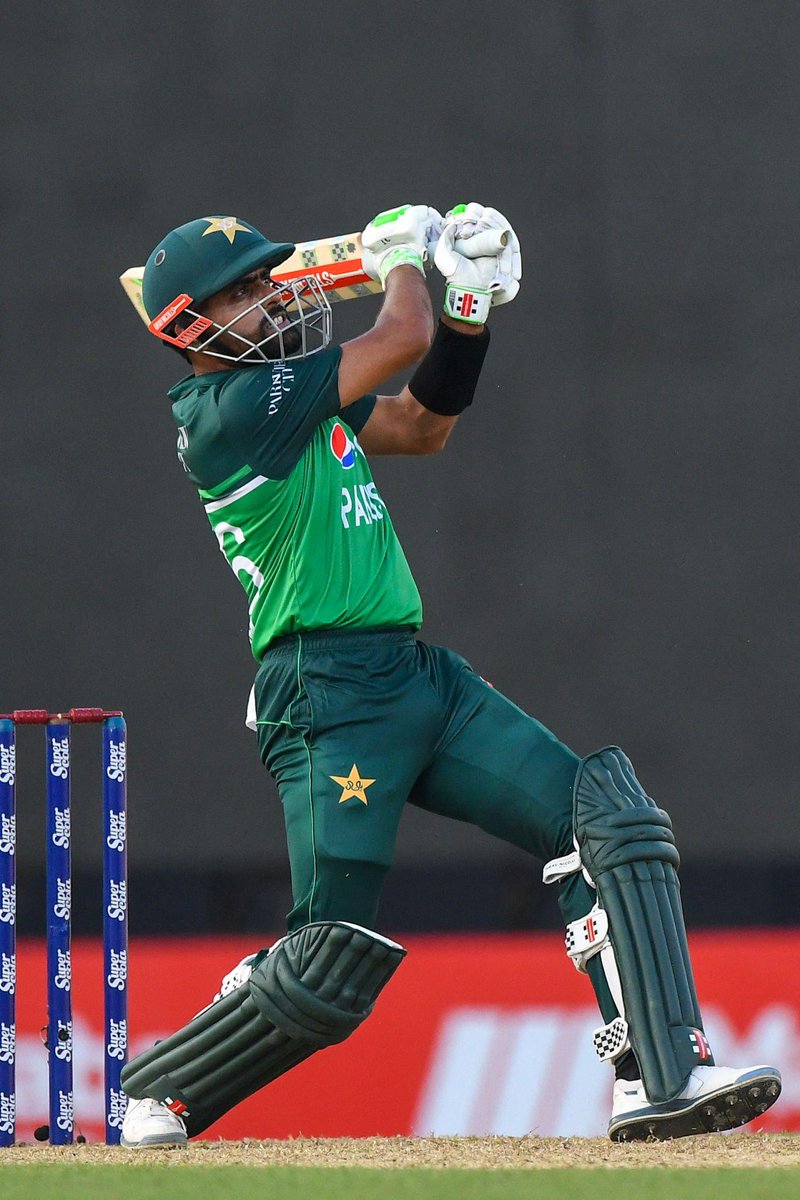 Babar's role in mentioned games

° PAKvSA － 103(104) in a run-chase

° PAKvAUS － 114(83) in our highest successful run chase

° PAKvWI － 103(107) in a 300+ run chase

° PAKvNED － 91(125) on a tricky pitch

° PAKvAFG － 53(66) in another 300+ chase

Truly a modern day great 🐐
