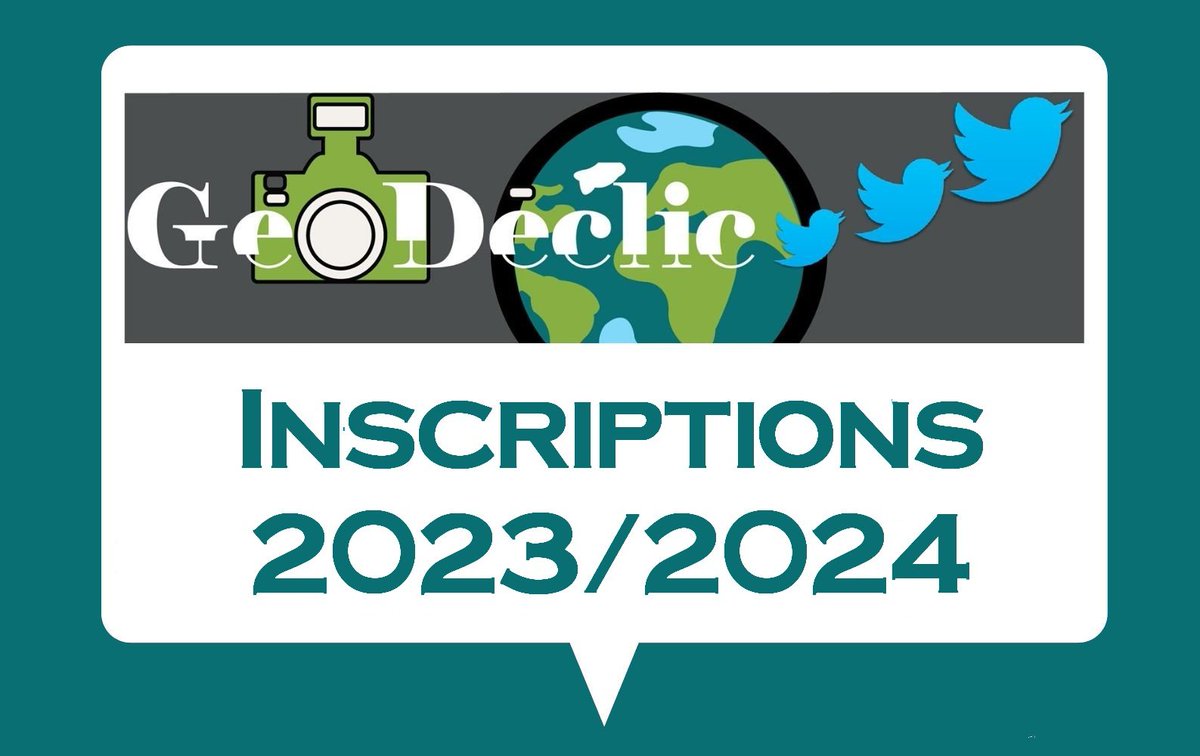 classeTICE's tweet photo. 👍 Vous êtes près de 200 à avoir rejoint @GeoDeclic pour 2023/2024 et ça grimpe de jour en jour !
📢 Pourquoi pas vous ?
▶️ En savoir plus : https://t.co/WqstOUkqVF
▶️ S'inscrire : https://t.co/YYkpOHBJVr https://t.co/EwK6qVEgK3